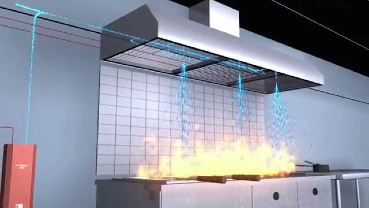 Kitchen fire suppression system turkey
