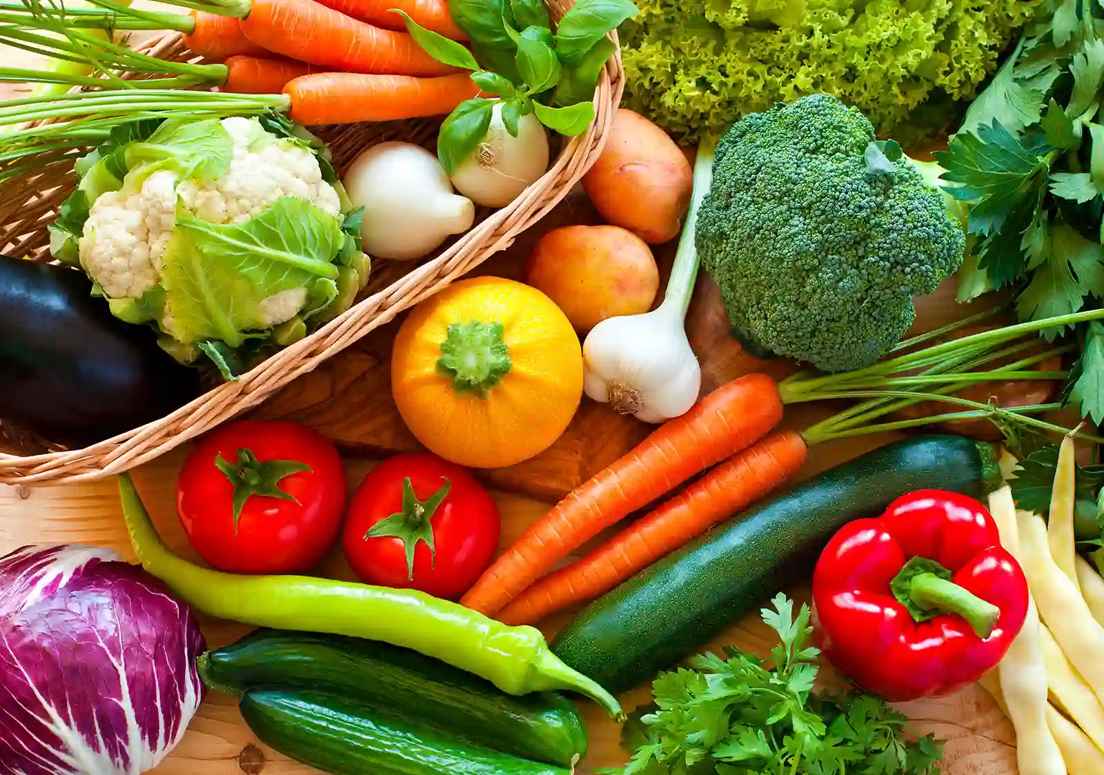 commercial kitchen vegetable preparation