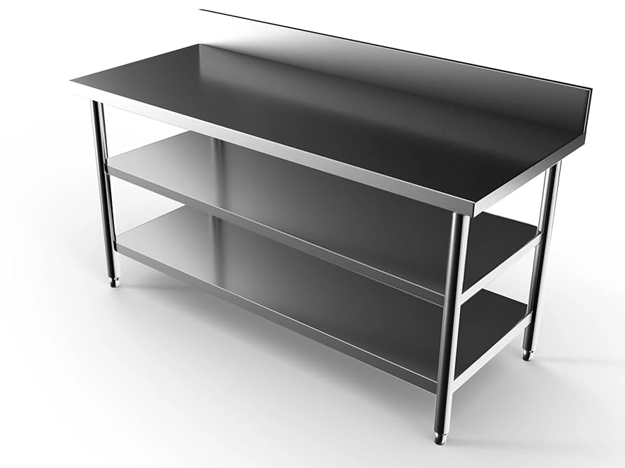 stainless steel commercial kitchen bench turkey