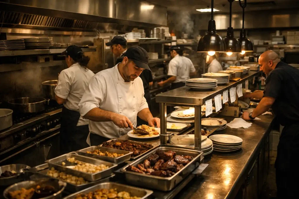 Hotel kitchen problems after opening